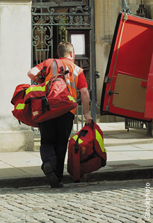 Photo of postman