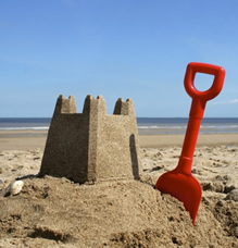 Photo of sandcastle