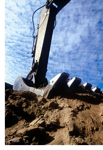 Photo of mechanical digger